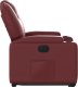 vidaXL Rozkładany fotel pionizujący, elektryczny, bordowy, ekoskóra 9