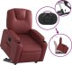 vidaXL Rozkładany fotel pionizujący, elektryczny, bordowy, ekoskóra 10