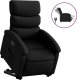 vidaXL Rozkładany fotel pionizujący, elektryczny, czarny, ekoskóra 2