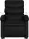vidaXL Rozkładany fotel pionizujący, elektryczny, czarny, ekoskóra 8