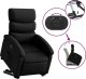 vidaXL Rozkładany fotel pionizujący, elektryczny, czarny, ekoskóra 10