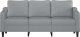 vidaXL Sofa 3-osobowa, jasnoszara, 180 cm, tapicerowana tkaniną 3
