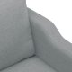vidaXL Sofa 3-osobowa, jasnoszara, 180 cm, tapicerowana tkaniną 6