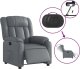 vidaXL vidaXL Elektryczny fotel rozkładany, szary, obity sztuczną skórą 6