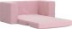 vidaXL 2-osobowa sofa dla dzieci, rozkładana, różowa, miękki plusz 3