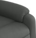 vidaXL Fotel rozkładany, ciemnoszary, tapicerowany tkaniną 8