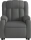 vidaXL Podnoszony fotel masujący, elektryczny, rozkładany, ciemnoszary 9