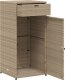 Szafa ogrodowa vidaXL Szafka ogrodowa, beżowa, 55x55x111 cm, polirattan 6