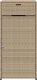 Szafa ogrodowa vidaXL Szafka ogrodowa, beżowa, 55x55x111 cm, polirattan 7