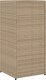 Szafa ogrodowa vidaXL Szafka ogrodowa, beżowa, 55x55x111 cm, polirattan 9