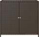 Szafa ogrodowa vidaXL Szafka ogrodowa, brązowa, 83x45x76 cm, polirattan 7