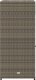 Szafa ogrodowa vidaXL Szafka ogrodowa, szara, 55x55x111 cm,polirattan 8