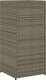 Szafa ogrodowa vidaXL Szafka ogrodowa, szara, 55x55x111 cm,polirattan 9
