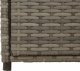 Szafa ogrodowa vidaXL Szafka ogrodowa, szara, 55x55x111 cm,polirattan 10