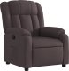 vidaXL vidaXL Fotel rozkładany, ciemnobrązowy, obity tkaniną 2