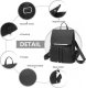 Plecak turystyczny Accessorize Me Pikowany Plecak Damski Czarny Nylon Flossy 8