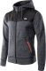 IQ Męska bluza IQ SARIN 11540-BLK ME/BLK/S O black melange/black/spicy orange rozmiar S 2