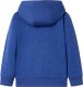 vidaXL Bluza dziecięca z kapturem i zapięciem na zamek, niebieski melanż, 104 2
