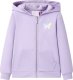 vidaXL Bluza dziecięca z kapturem, liliowa, 92 1