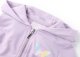vidaXL Bluza dziecięca z kapturem, liliowa, 116 3