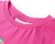 vidaXL Koszulka dziecięca z krótkimi rękawami, ciemnoróżowa, 104 3