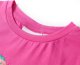 vidaXL Koszulka dziecięca z krótkimi rękawami, ciemnoróżowa, 116 3