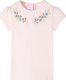 vidaXL Koszulka dziecięca z krótkimi rękawami, delikatny róż, 116 1