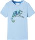 vidaXL Koszulka dziecięca z krótkimi rękawami, jasnoniebieska, 104 1