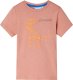 vidaXL Koszulka dziecięca z krótkimi rękawami, jasnopomarańczowa, 128 1