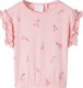 vidaXL Koszulka dziecięca z krótkimi rękawami, jasnoróżowa, 104 1