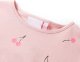 vidaXL Koszulka dziecięca z krótkimi rękawami, jasnoróżowa, 104 3