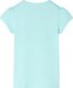 vidaXL Koszulka dziecięca z krótkimi rękawami, jasny błękit, 128 2