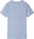 vidaXL Koszulka dziecięca z krótkimi rękawami, niebieski melanż, 128 2