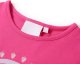 vidaXL Koszulka dziecięca, ciemnoróżowa, 104 3