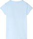 vidaXL Koszulka dziecięca, delikatny błękit, 128 2