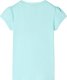 vidaXL Koszulka dziecięca, jasny błękit, 140 2