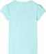 vidaXL Koszulka dziecięca, jasny błękit, 116 2