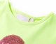 vidaXL Koszulka dziecięca, neonowożółta, 128 3