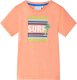 vidaXL Koszulka dziecięca, neonowy pomarańcz, 128 1