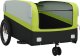 vidaXL Przyczepka rowerowa, czarno-zielona, 45 kg, żelazo 5