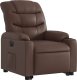 vidaXL Rozkładany fotel pionizujący, elektryczny, brązowy, ekoskóra 3