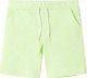 vidaXL Szorty dziecięce ze sznurkiem ściągającym, neonowe żółte, 140 1