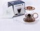 Clever Clever Dripper - Zaparzacz do kawy szklany 500ml przezroczysty brązowy 2