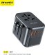 Ładowarka Awei AWEI Adapter siec 2xUSB+3xUSB-C C-39 35W 4w1 US/AU/EU/UK czarny/black Univesal Travel GaN Charger 1