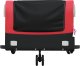 vidaXL Przyczepka rowerowa, czarno-czerwona, 45 kg, żelazo 5