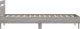 vidaXL Rama łóżka z wezgłowiem i LED, szary dąb sonoma, 90x200 cm 8