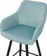 Beliani Zestaw 2 krzeseł barowych jasnoniebieski CASMALIA 6