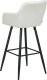 Beliani Zestaw 2 krzeseł barowych złamana biel CASMALIA 5