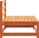 vidaXL Sofa ogrodowa bez podłokietników, woskowy brąz, 70x70x67 cm 4