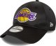 New Era Czapka z daszkiem NEW ERA LA Lakers NBA Satin Black 1